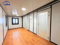 Casa Contenedor Expandible de Acero Prefabricada de 20 pies, Casa Contenedor de 2 Dormitorios