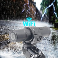 Nouvelle Caméra WiFi pour Moto, Caméra d'Action Sportive Rechargeable pour Scooters, Caméra de Tableau de Bord 1280x720P, Angle de Vision 110°, Sécurité pour Motards en Extérieur