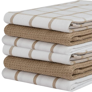 Serviettes de cuisine en coton antimicrobien de qualité supérieure, tissées, couleur unie, 300499 GSM, lavables en machine, vente en gros du fabricant - Product Image 2