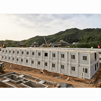Casa Prefabricada de Acero Ligero de Ensamblaje Rápido, 20 pies, Curva, con Energía Solar, Modular, para Dormitorio u Oficina en Exteriores