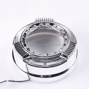 3 Inch Shrouds Mask with LED Angel Eye for 3 Inch Q5 Lens Hella5 Bi Xenon Projector Lens Xenon Lens Shrouds with Led Angel Eyes - Product Image 1