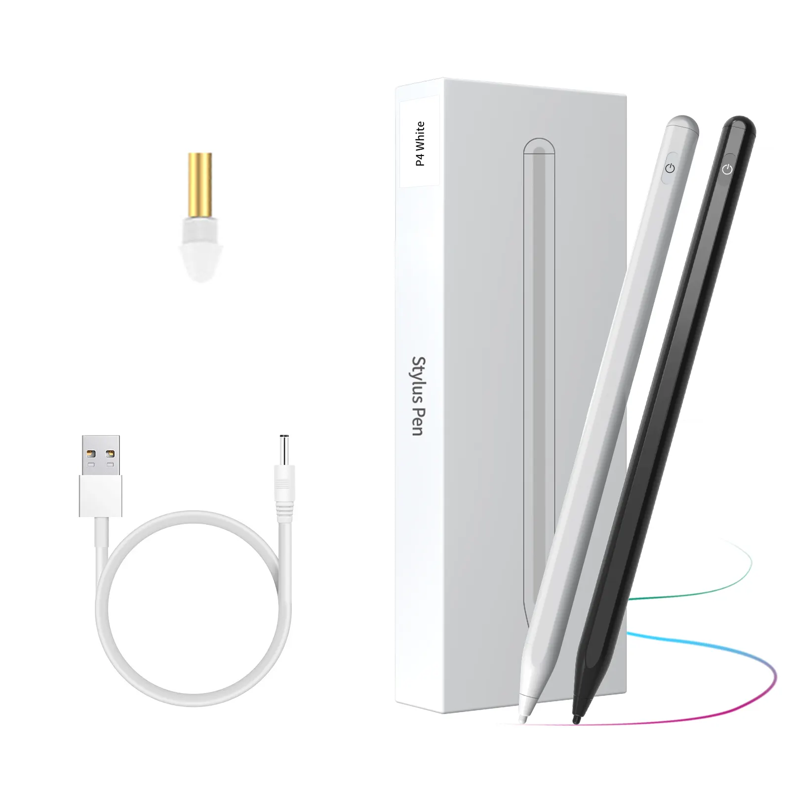 Bút Cảm Ứng Apple Pencil, Bút Cảm Ứng Từ Chối Lòng Bàn Tay, Dùng Cho iPad 9.7 2018 Pro, Bút Cảm Ứng Từ Chối Lòng Bàn Tay