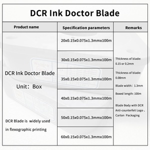 Lưỡi bác sĩ mực DCR cho UV và mực dung môi sinh thái cho ống đồng flexo và in lớp phủ - Product Image 6
