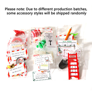 Kit d'accessoires pour elfes <span class=keywords><strong>de</strong></span> 24 jours Compte à rebours pour Noël avec accessoires quotidiens et idées <span class=keywords><strong>de</strong></span> scènes - Product Image 6