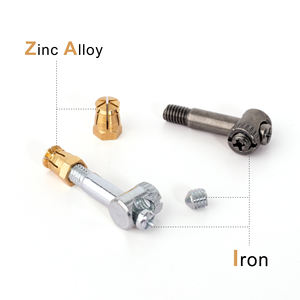 लकड़ी के बोर्ड के लिए लकड़ी के बोर्ड के लिए रॉड थ्रेड फिटिंग धातु कनेक्टर को जोड़ने वाली लकड़ी के बोर्ड के लिए - Product Image 5