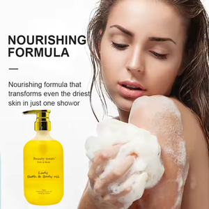 Gel Bain Nourrissant Bio Bulle Rafraîchissante Huile d'Olive Infusée aux Vitamines Formule Crème Herbes Parfumée Étiquette Personnalisée <span class=keywords><strong>pour</strong></span> - Product Image 2