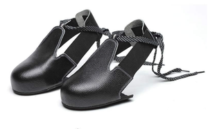 SD001-1 Vente en gros usine Chaussures de sécurité antidérapantes en cuir de vachette, taille unique, avec embout en acier pour visiteurs - Product Image 5