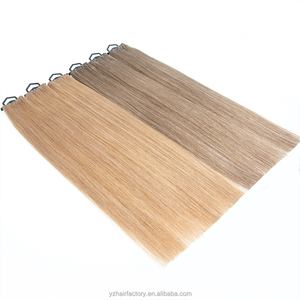 โรงงานผู้ผลิต ขายดี ผมต่อแบบไร้รอยต่อชนิด Skin Weft Remy Hair Extensions สามารถเปลี่ยนได้ ผมแท้ 100% Genius Weft - Product Image 6