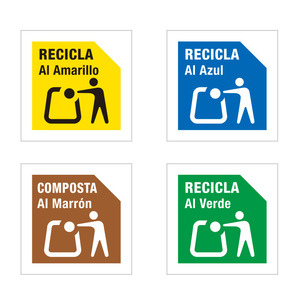 Recyclable Pentagonal Self Adhesive <b>Labels</b> For <b>Packaging</b> Recycling Classification Spain EPR Compliance Digital Printing Paper - Product Image 4