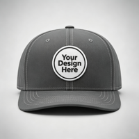 Casquettes de baseball en coton à visière plate personnalisées, broderie 3D, bicolores, en velours côtelé, pour le sport, faible MOQ, meilleures ventes
