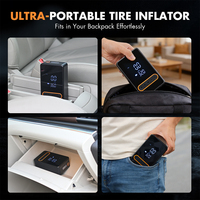 Mini compresseur d'air électrique portable multifonction sans fil pour gonflage de pneus de voiture