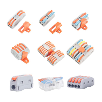 Accessoire compact 3 broches Connexion enfichable Bornier de fil d'épissure 6 broches Connecteurs de câble rapides universels Connecteur électrique