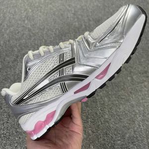 Trendy Men's Casual Running <b>Shoes</b> Versatile Breathable Fabric Low Cut Wear-Resistant Silver Blue Walking Style - Product Image 5