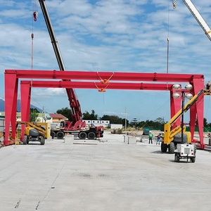 15-50톤 A형 유압식 단일 거더 갠트리 크레인, 10m 리프팅 높이, 1년 보증-화다 중공업 공장 가격 - Product Image 1