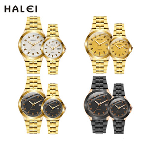 Montre simple à quartz HALEI neuve et originale, étanche 3 ATM, en acier inoxydable, mouvement japonais, vente en gros en dropshipping - Product Image 5