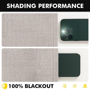 Ready Made Blackout Home Decor Vorhang für Wohnzimmer <span class=keywords><strong>Darpe</strong></span> Faux Leinen Vorhänge für Schlafzimmer Rideaux Fenster - Product Image 4