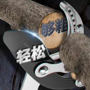 Pruning Shears Steel Blade 6 Inches Anvil Type Anti Slip Grip For Fruit <b>Trees</b> <b>Gardening</b> Landscaping - Product Image 1