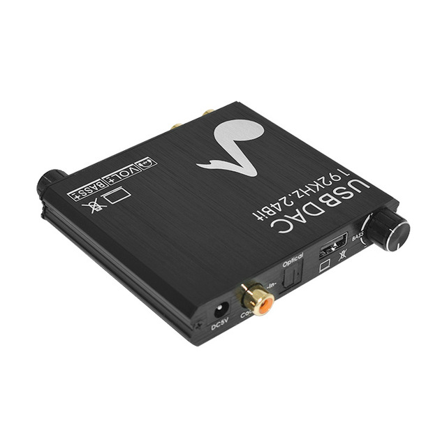 Audio Splitter Decoder Cracker Coaxial Optical Input to Power Amplifier Audio Decoding Digital Decoder Converter