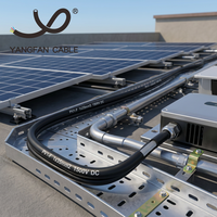 PV1-F Solarkabel 4mm² DC 1500V TÜV-Zertifiziert Verzinntes Kupfer XLPO Halogenfreies Photovoltaik-Kabel