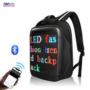 Đảng kỹ thuật số <span class=keywords><strong>LED</strong></span> túi đa chức năng ba lô tùy chỉnh Mini IOS Android ứng dụng điện thoại không dây chỉnh sửa tin nhắn không thấm nước <span class=keywords><strong>Led</strong></span> ba lô - Product Image 3