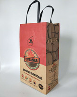 Personnalisable 3Kg 5Kg multicouche vide charbon de bois emballage sacs en papier kraft sac en papier pour charbon de bois avec votre propre logo