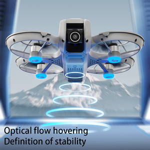 Mini-drone L105 sans balais avec double caméra, protection intégrale, vol stationnaire par flux optique, retournement <span class=keywords><strong>à</strong></span> 360°, WiFi FPV, quadricoptère RC sécurisé pour enfants. - Product Image 4