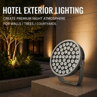 Projecteur LED CRANE OEM ODM 240W 300W DMX512 RGBW Haute Puissance pour Extérieur, Idéal pour Piliers de Bâtiments, Murs Rocheux et Aménagements Paysagers