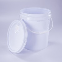 Seau à peinture scellé 20L, seau d'emballage pour liquides, matériau PP recyclable