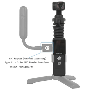 FeiyuTech <span class=keywords><strong>Feiyu</strong></span> <span class=keywords><strong>Pocket</strong></span> 2S, Diseño Dividido, Base Magnética, Vista Ultra HD 4K, Gimbal de 3 Cámaras, Control Remoto Inalámbrico, Deportivo - Product Image 2