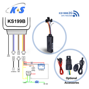 2G GPS Vehicle Tracker with Remote Relay Oil Power Cut Real Time Monitoring History Route Multi <strong>Alarms</strong> for Anti Theft - Product Image 5