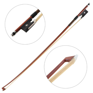Archet <span class=keywords><strong>de</strong></span> <span class=keywords><strong>violon</strong></span> octogonal artisanal en bois <span class=keywords><strong>de</strong></span> Brésil avec crin <span class=keywords><strong>de</strong></span> cheval véritable, tailles 4/4, 3/4, 1/2, 1/4, 1/8, 1/10 - Product Image 1