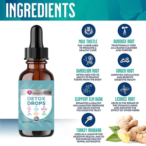 Fournisseur direct d'usine Gouttes de désintoxication à base de plantes 60 ml Extrait de bardane, de pissenlit et de racine de gingembre Soutien à la circulation digestive du <span class=keywords><strong>foie</strong></span> OEM - Product Image 5