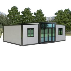 Роскошный современный 30-футовый расширяемый стальной контейнерный сборный двухэтажный дом-вилла, отель, офисное здание, азиатский дизайн, водонепроницаемый - Product Image 1