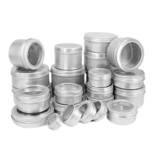 15ml 30ml 50ml 60ml 100ml 120ml 1oz 2oz 3oz 4oz nero opaco oro argento barattoli di alluminio all'ingrosso - Product Image 4