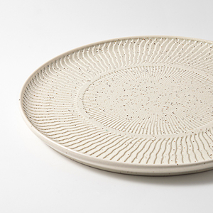 Plat principal de restaurant Vaisselle Assiette en céramique Salle à manger fine Utilisation Tacheté Design Porcelaine Plats Vaisselle Entrées Assiette plate - Product Image 4