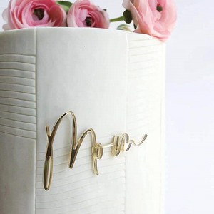 Neuheit: <span class=keywords><strong>Einhorn</strong></span>-Marken-Acryl-Kuchenaufsatz in Gold & Roségold für Muttertag & Geburtstag - 'Beste Mama' Fröhliche Dekorationen - Product Image 2