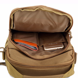 Tactical Nylon Shoulder Bag 20-35L With Zipper Pocket Crossbody Unisex Outdoor Travel Backpack - Product Image 5