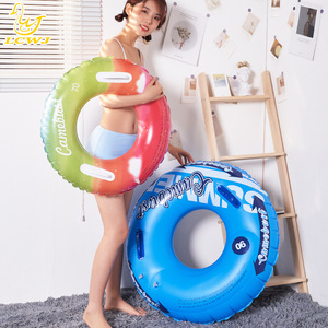 Camabest Inflatable Swim <b>Ring</b> 70cm Double Airbag Adult Floating Tube For Pool Beach Water Park Unisex PVC Float - Product Image 1