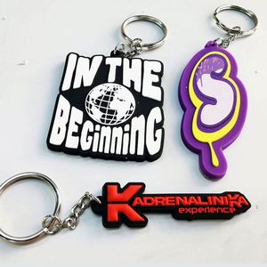 Wholesale 2D /3D Custom Shaped Your logo <b>Name</b> Pvc Keychain Rubber Key <b>Chains</b> - Product Image 2