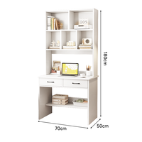 Bureau d'Étude pour Étudiant à Domicile, Bureau d'Ordinateur pour Petit Appartement, Chambre à Coucher