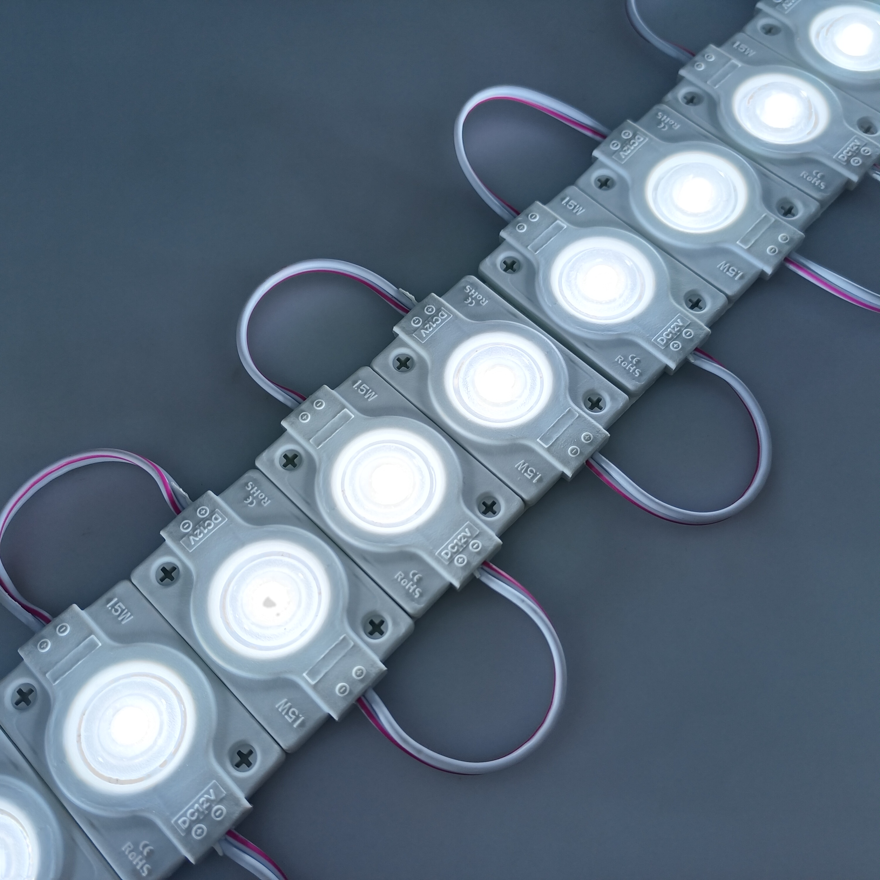 SMD3030 светодиодный модуль 4830 Высокая мощность 1 светодиод 12 В 1,5 Вт модуль впрыска световой короб наружная Водонепроницаемая рекламная вывеска светодиодные модули