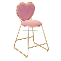 Table de manucure moderne de luxe Sulin N006 avec siège en velours et pieds en fer, couleur personnalisée pour salon de beauté, mobilier de spa pour ongles