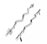 Barre de musculation réglable standard en acier, portable, robuste et durable, équipement de fitness pour la musculation et l'entraînement en force