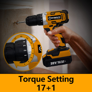 Tournevis WORKSITE, <span class=keywords><strong>brosse</strong></span>, 20V, support OEM, perceuse à main sans fil, batterie au lithium, perceuse à main pour usage domestique - Product Image 3
