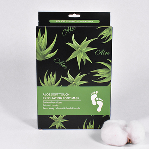 Venta al por mayor Aloe Vera Peeling Exfoliante Pie <span class=keywords><strong>Pies</strong></span> <span class=keywords><strong>Mascarilla</strong></span> Eliminar la piel muerta Cutículas Talón Cuidado de los <span class=keywords><strong>pies</strong></span> - Product Image 5