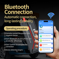 Scanner OBDII BT17 12V, testeur de batterie et d'alternateur de voiture avec test de charge automobile pour voitures