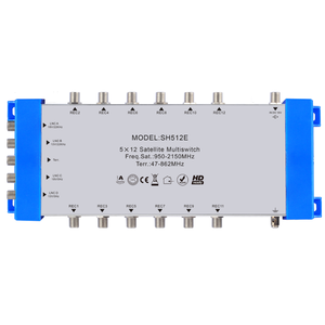 Multicommutateur 5/12 pour Quattro & Quad LNB, Multicommutateur pour 1 <span class=keywords><strong>Satellite</strong></span> & 12 Abonnés (TV, Récepteur <span class=keywords><strong>Satellite</strong></span>) - Product Image 6