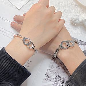 New Design Wholesale Custom Fashion Waterproof Stainless Steel Handcuff Cuban <b>Chain</b> Bracelet - Product Image 3