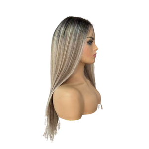 FACTORY 2025 Perruques de cheveux naturels vierges Remy russes, lisses et soyeuses, couleur plus foncée uniquement - Product Image 2