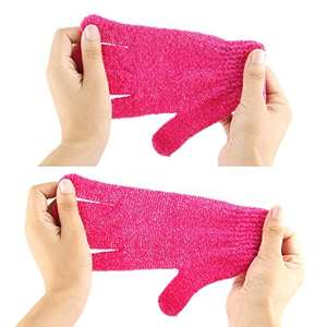 Двусторонние перчатки для отшелушивания тела, массажные перчатки для красоты, спа, перчатки для купания, отшелушивающие перчатки для душа - Product Image 5